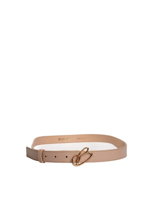 Cintura in pelle con fibbia logo Rosa BLUGIRL | PF5023 P010209056